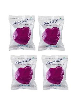 Hart Beat Blackcurrent Flavoured Sweets Love Candy-150Gm(Pack Of 4)|(Imported) Candy (4 X 150 G)