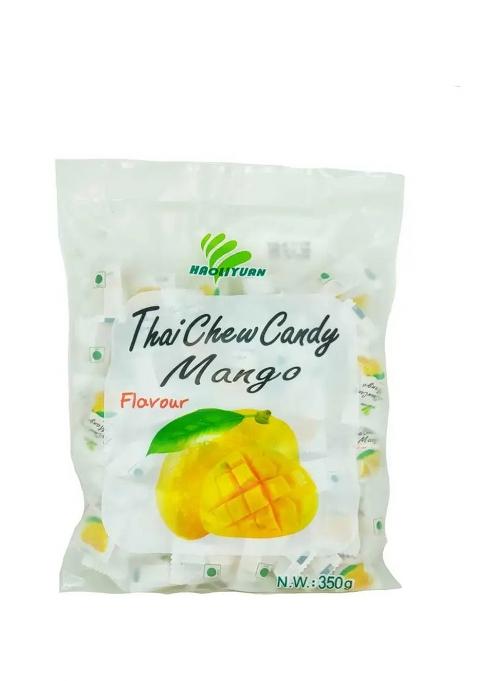 Haoliyuan Toffee Gummy Milk Fruit Candy 100Pcs (Imported) Mango (350 G)