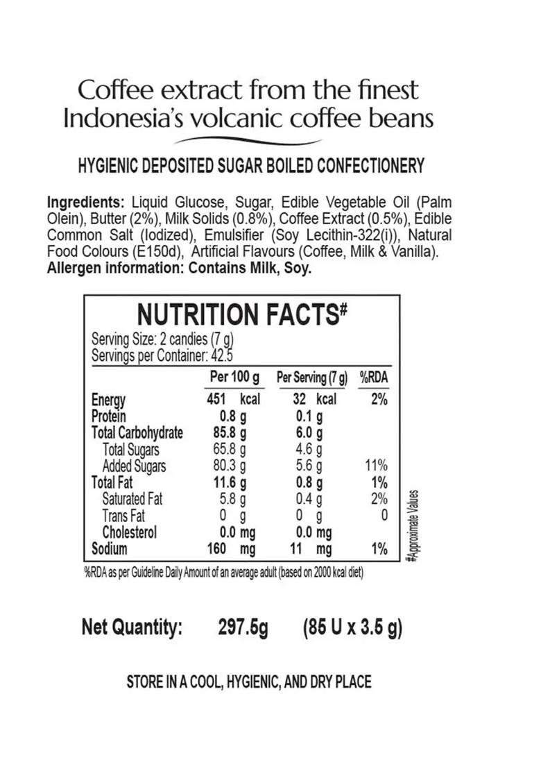 Kopiko Cappuccino Coffee Candy Rich & Milk Taste, 140 Gm Of 4 (Imported) Toffee (4 X G) - Indya