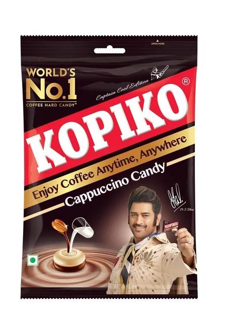 Kopiko Cappuccino Coffee Candy Rich & Milk Taste, 140 Gm Of 4 (Imported) Toffee (4 X G)