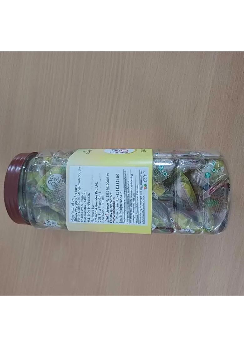 Creando Ooly Goly Imli Digestive Candy Jar Real Laddo | Toffee Tamarind (455 G) - Indya