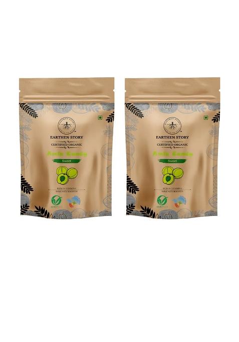 Earthen Story Certified Organic Sweet Amla Candy, Healthy Candy (2 X 200 G)