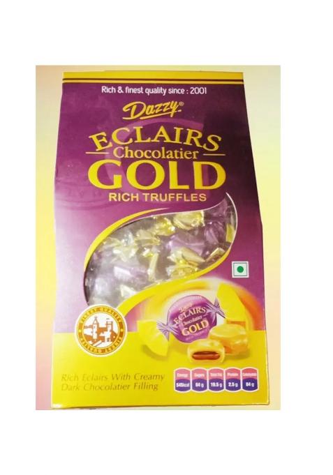 Vandana Foods Eclairs Gold Chocolate Candy (300 G)