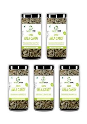 Hobby Herbs Sweet Amla Candy | |Indian Gooseberries Dry And Sour (5 X 200 G)