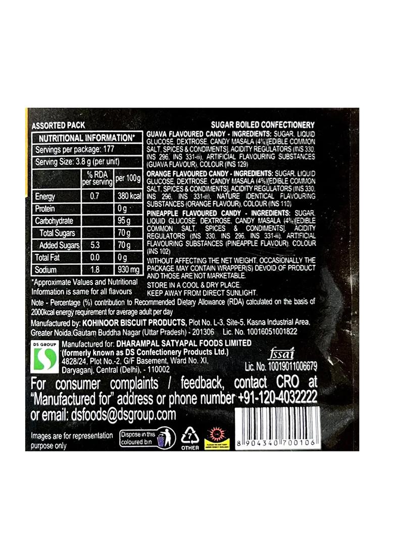 Ds Group Pass Pulse Candy Big Jar Kachaa Aam Flavour| Kachha (600 Pieces) - Indya