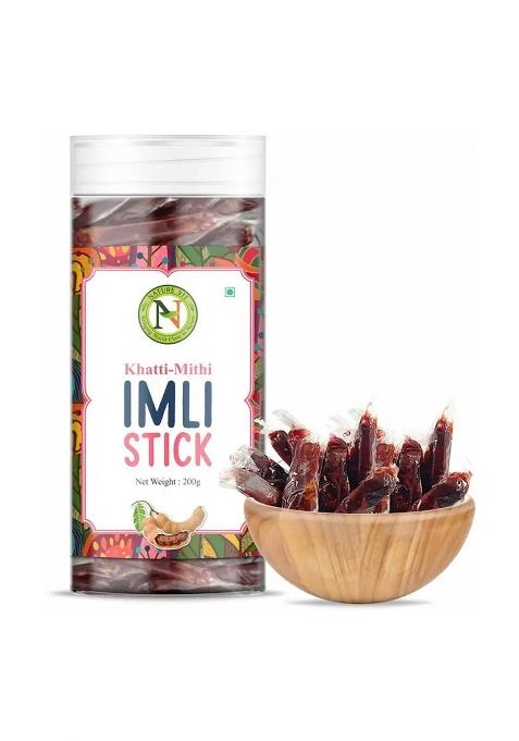 Nature Vit Naturevit Imli Candy Sticks 200G | Khatti Meethi Tamarind Sweet Sour Digestive Khatta Meetha (200 G)
