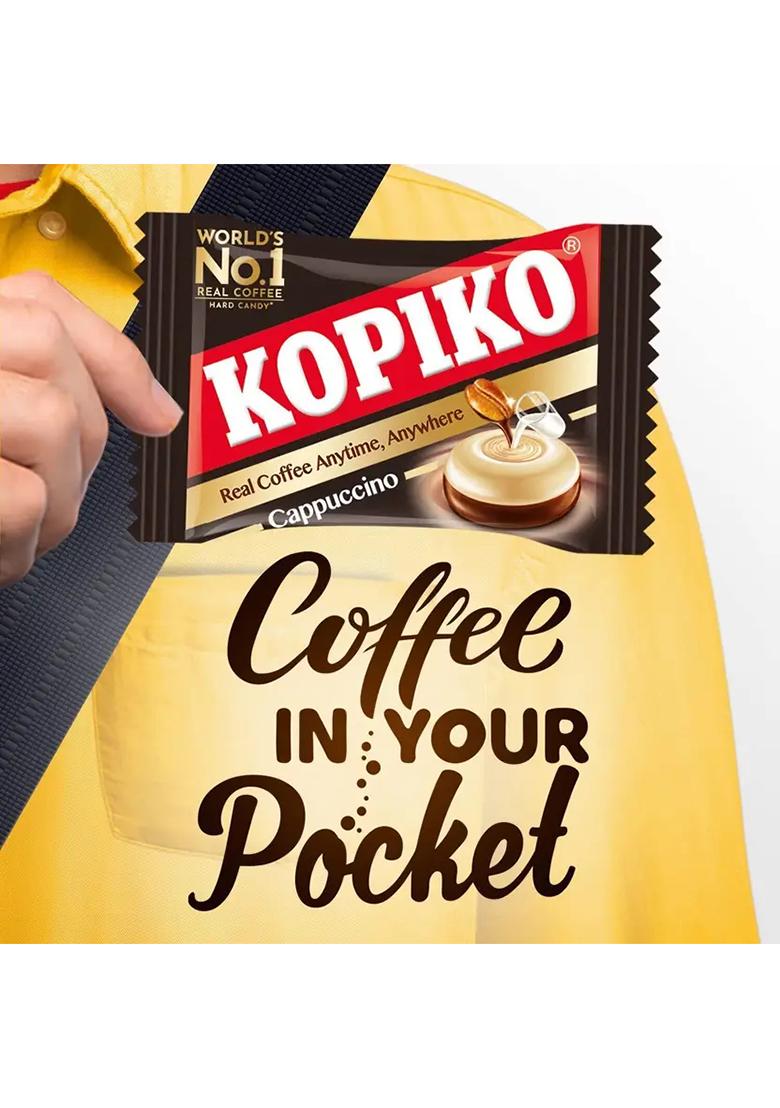 Kopiko Cappuccino Toffee 240(230+10) U Jar 840G Coffee (1 Pieces) - Indya