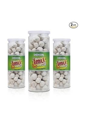 Satmola Digestive Imli Laddu Tangy Candy Balls For Healthy Digestion Pack Of 3 Tamarind Flavor (3 X 220 G)