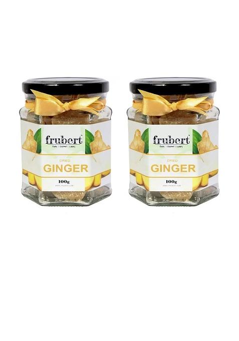 Frubert Dried Ginger / Adrak Healthy Immunity Booster Food Candy (2 X 100 G)