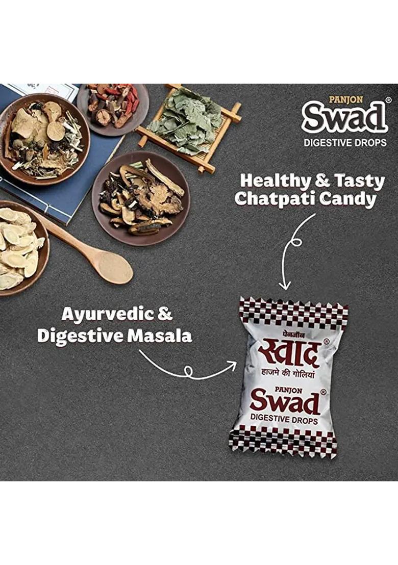 Swad Happy Raksha Bandhan Gift With Card ( Digestive Candy 150 Jar & 1 Greeting Card) Pack (150 Pieces) - Indya