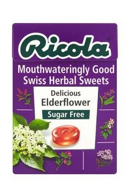 Ricola Sugar-Free Refreshment Swiss Herbal Candies - Delicious Elderflower,45G Elderflower Candy (45 G)