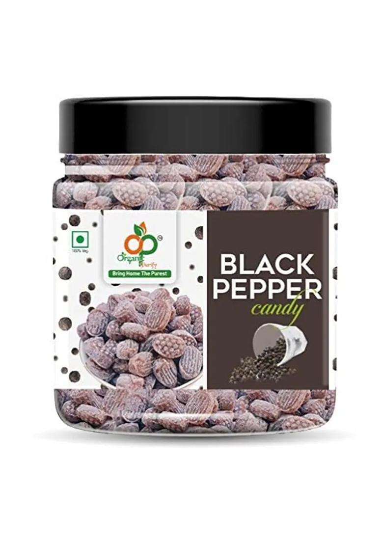 Organic Purify Black Pepper Flavoured Candy|400Gm I Sweet And Juicy Masala Hard Candy (400 G) - Indya