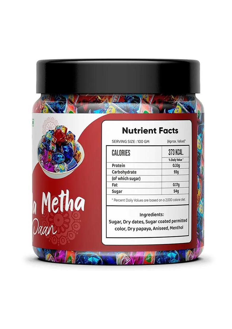 Organic Purify Thanda Meethahome Made Paan Mukhwas Laddu Mouth Freshener Candy (300 G) - Indya