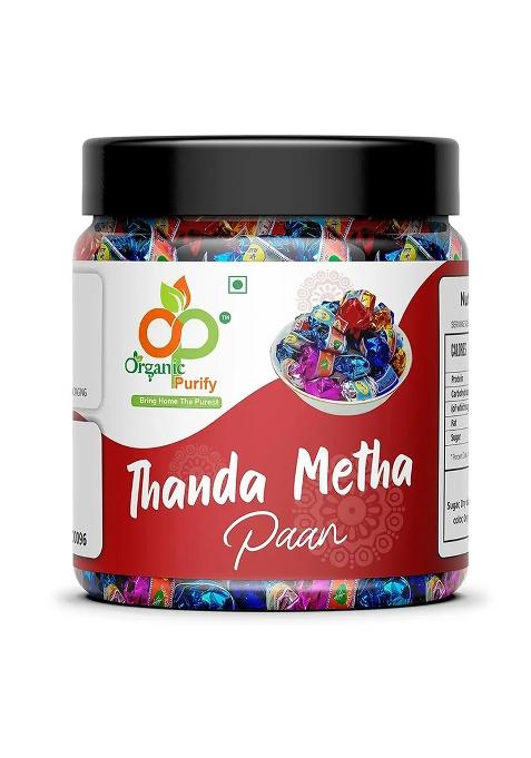 Organic Purify Thanda Meethahome Made Paan Mukhwas Laddu Mouth Freshener Candy (300 G)