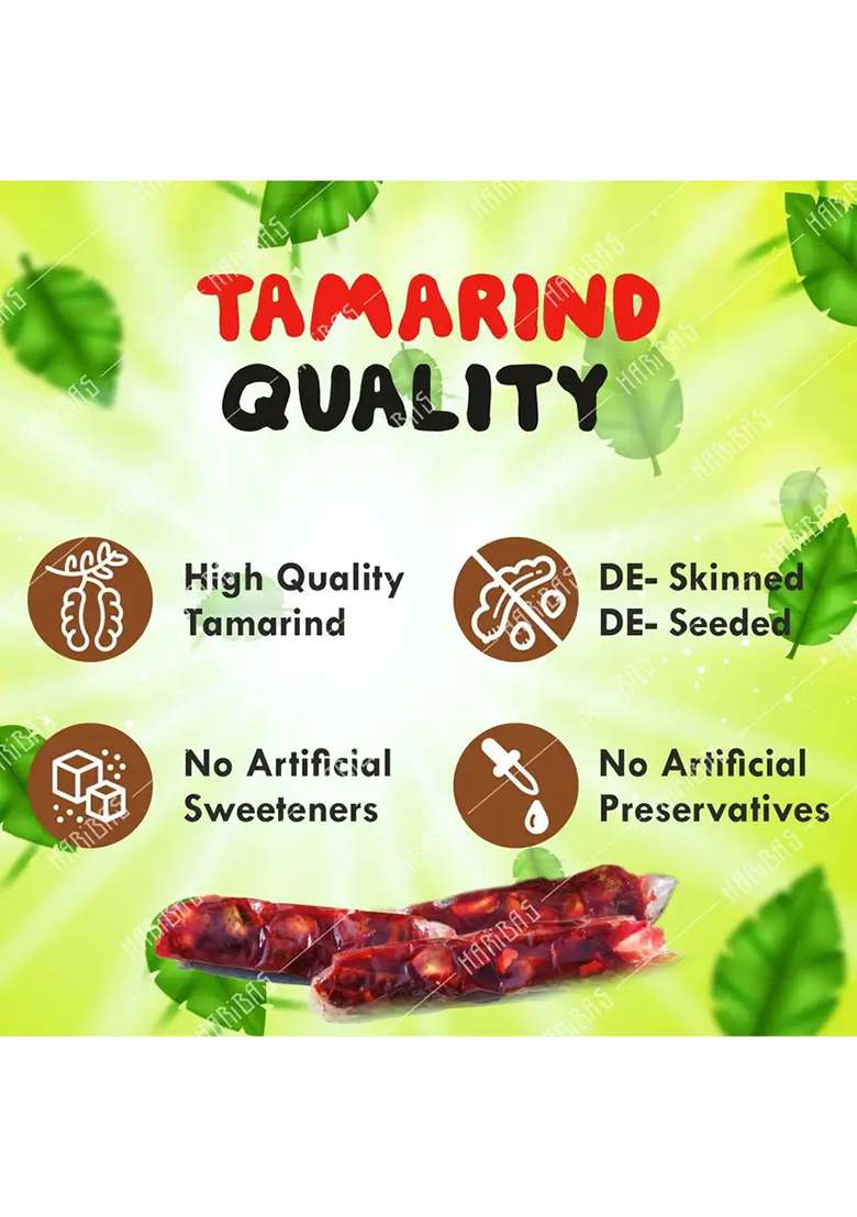 Haribas Khatti Meethi Imli Candy Sticks 250G | Tamarind Easy To Store Jar Khatti, Sour (250 G) - Indya