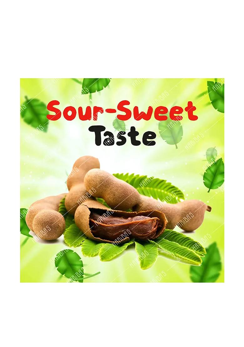 Haribas Khatti Meethi Imli Candy Sticks 250G | Tamarind Easy To Store Jar Khatti, Sour (250 G) - Indya