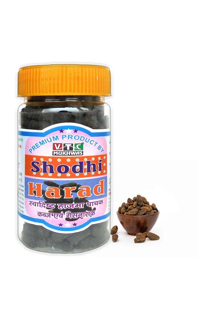 Vtc Digestive Shodhi Harre, Shodhit Harad, Herbal Remedy For Gastric Troubles Harad Candy (3 X 150 G) - Indya