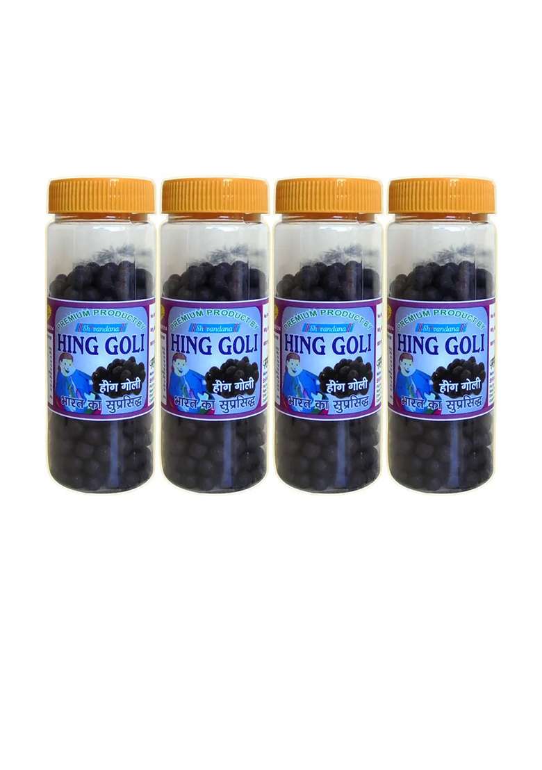 Shivandana Digestive And Pure Hing Peda Pachak Heeng Goli/Hing Goli Candy (4 X 200 G) - Indya