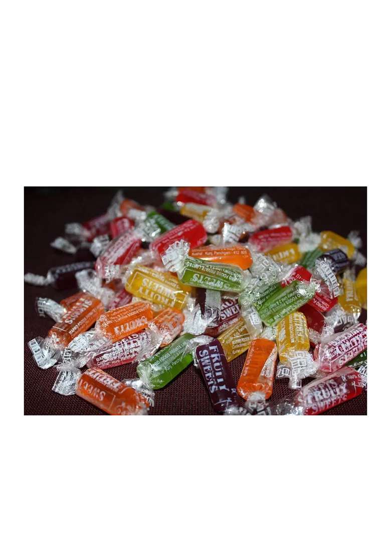 Crispcraze Jelly Candy Chocolate Fruits Flavour Mix Flavours 250 Gram Jar Pack Flavor, Fruit, Fruit Flavor Toffee (250 G) - Indya