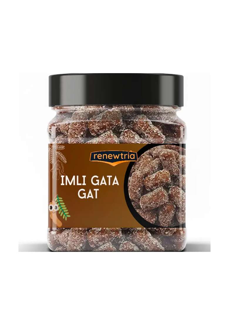Renewtria Imli Candy Khatta Mitha Swad |Candy Churan | Jar Pack (400 G) - Indya