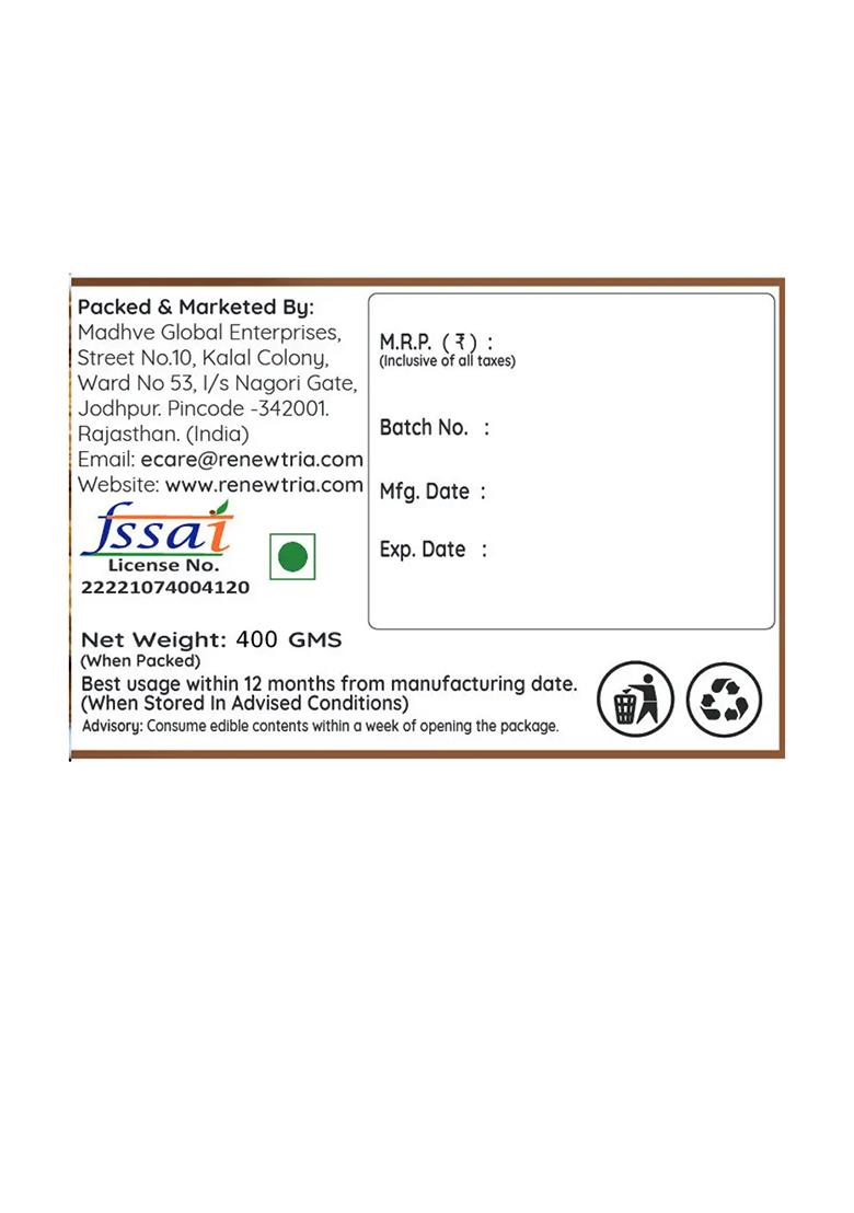 Renewtria Imli Candy Khatta Mitha Swad |Candy Churan | Jar Pack (400 G) - Indya