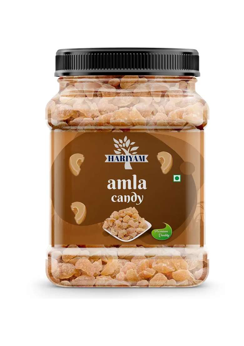 Hariyam Dried Amla Candy | Sweet Awla Mitha Gooseberry Fruit (250 G) - Indya