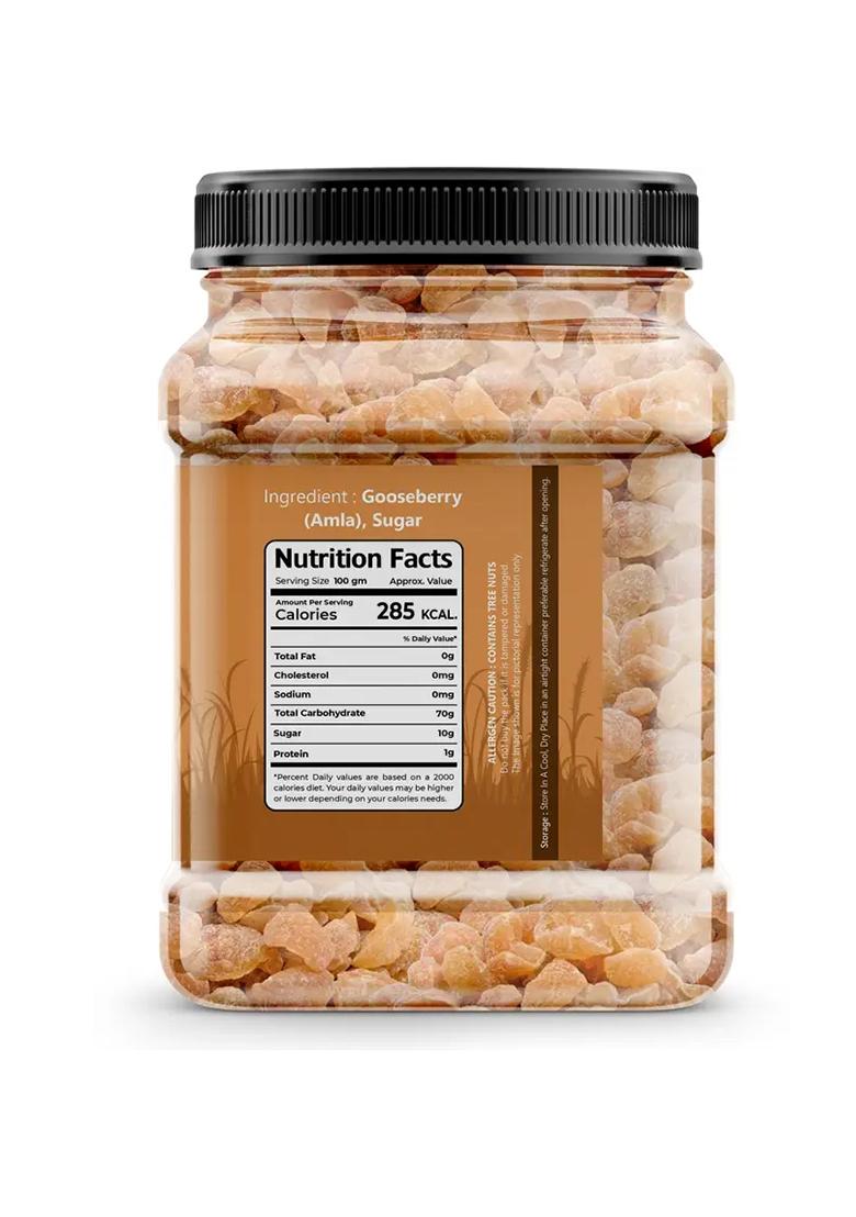 Hariyam Dried Amla Candy | Sweet Awla Mitha Gooseberry Fruit (250 G) - Indya