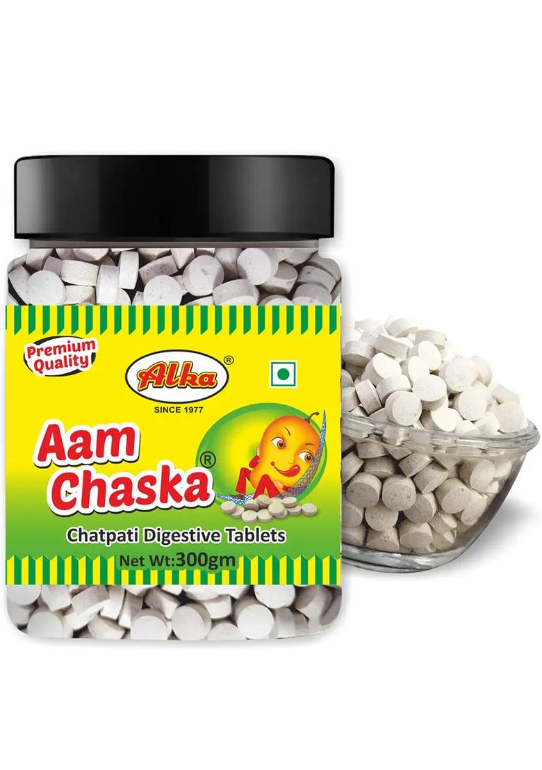 Aam Chaska |Chatar Matar Dry Mango, Sweet And Sour Candy (2 X 300 G) - Indya