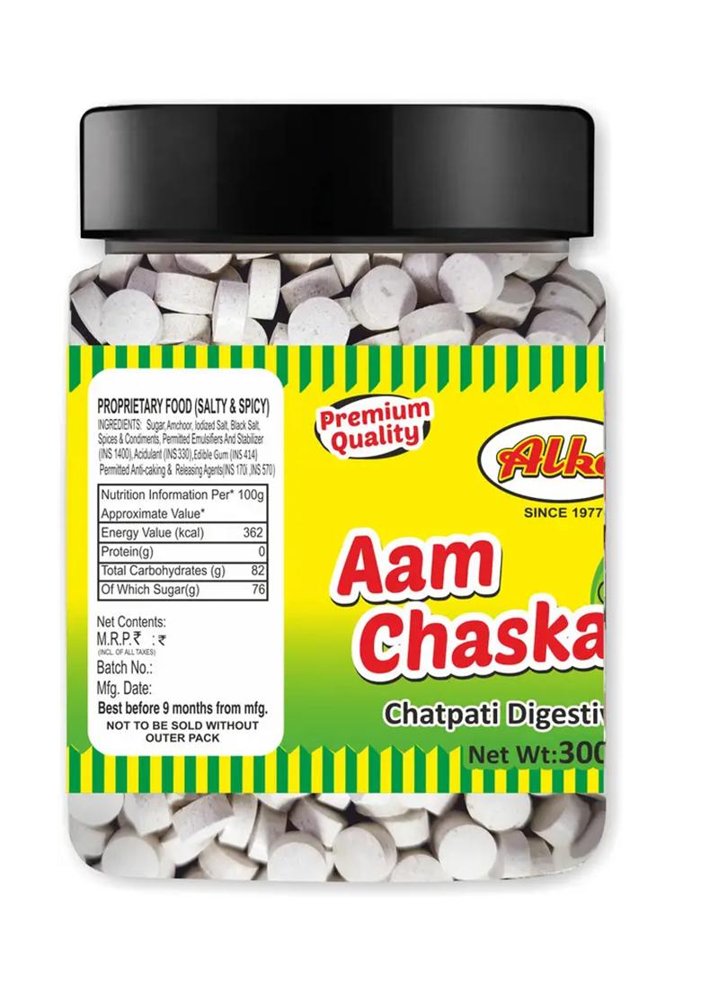 Aam Chaska |Chatar Matar Dry Mango, Sweet And Sour Candy (2 X 300 G) - Indya