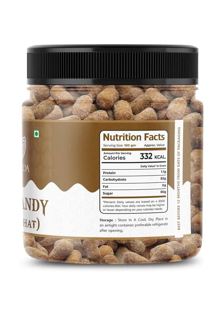 Yajurveda Gatagat Emli Candy Imli Jar (Khatta Mitha Swad) (Churan) Tamarind (300 G) - Indya