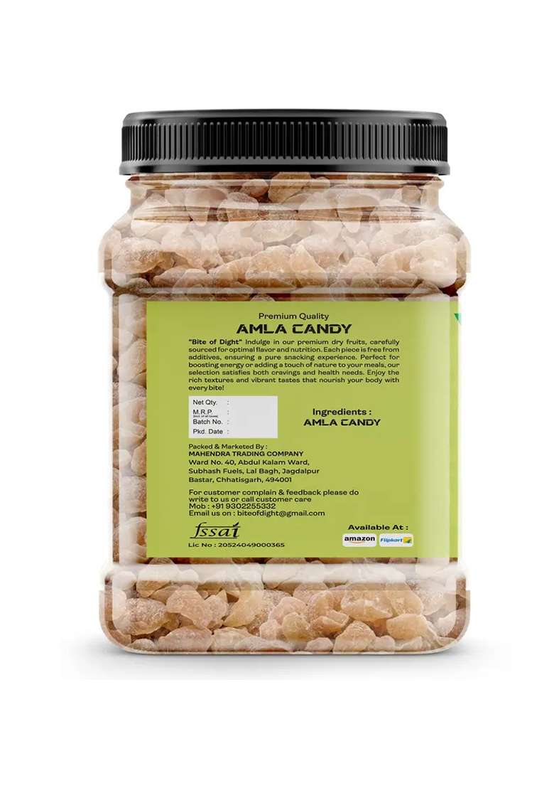Biteofdight Premium Quality Amla Candy | Sweet (500Gm) (500 G) - Indya