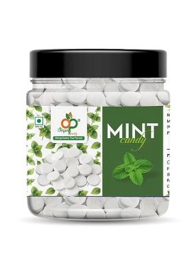 Organic Purify White Mint Candy (Pepper Goli) Safed | Jar Pack 400 Gram (400 G)