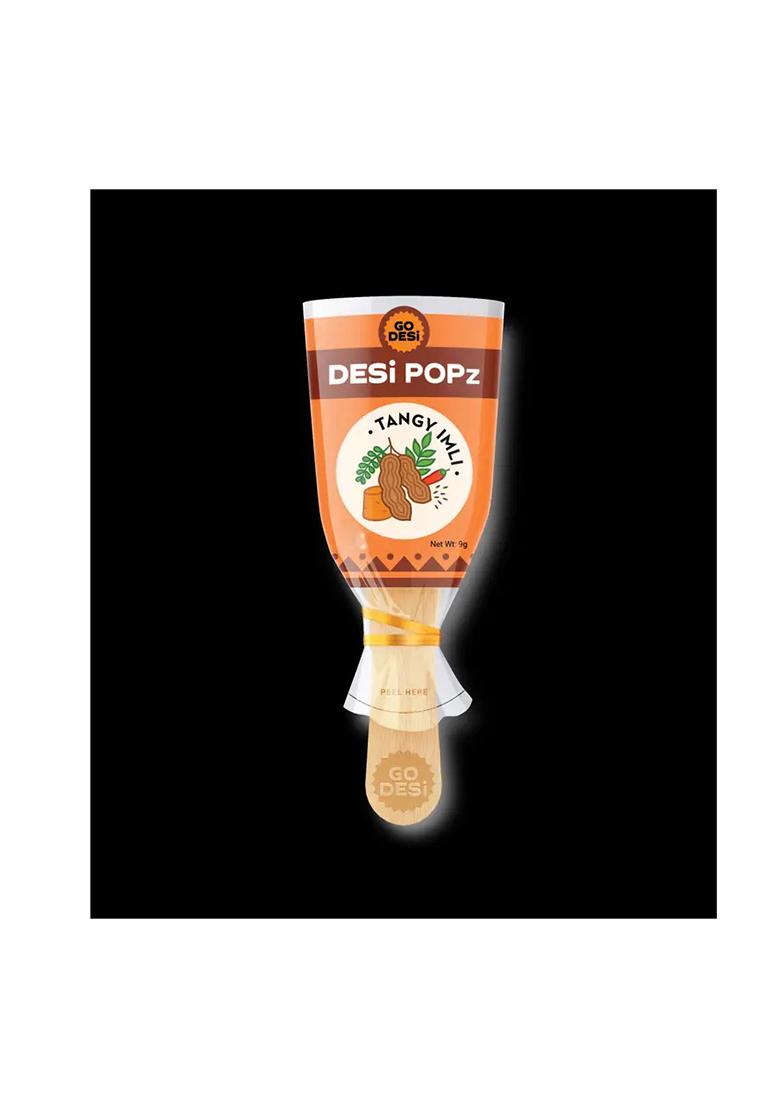 Go Desi Imli Pop Tamarind & Jaggery|Digestivetangy Candy|Lollipop| Candy (100 X 1 Pieces) - Indya