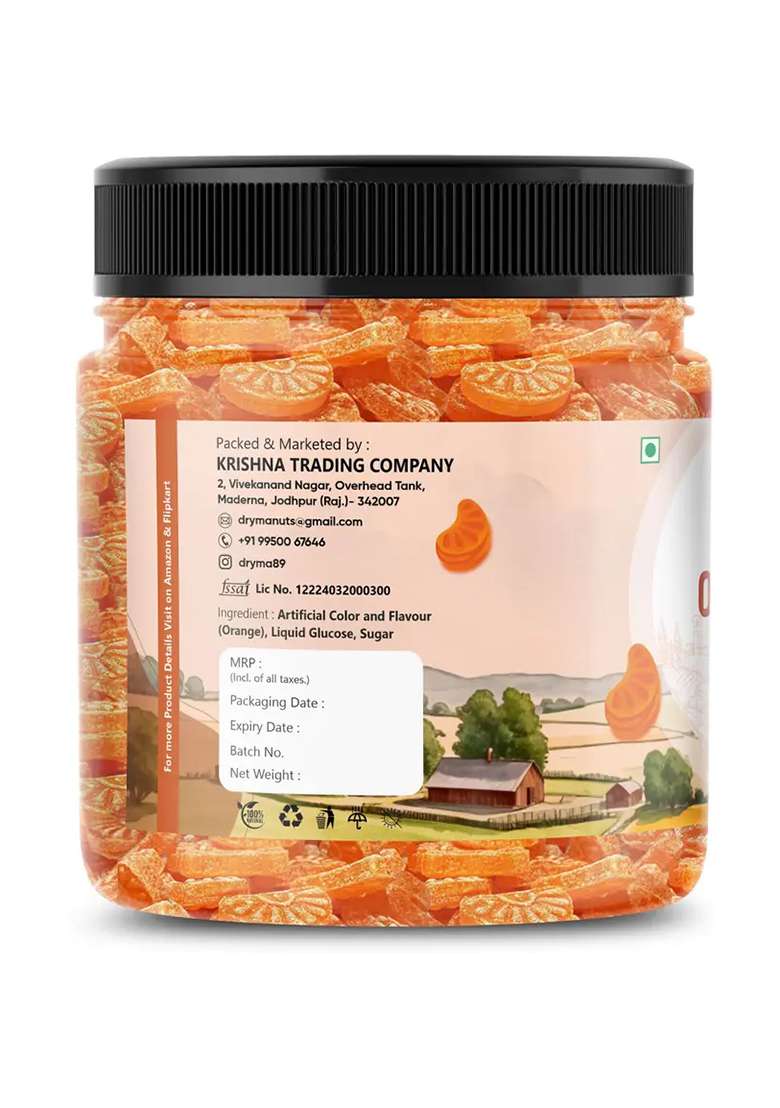Dryma Orange Candy (2 X 400 G) - Indya