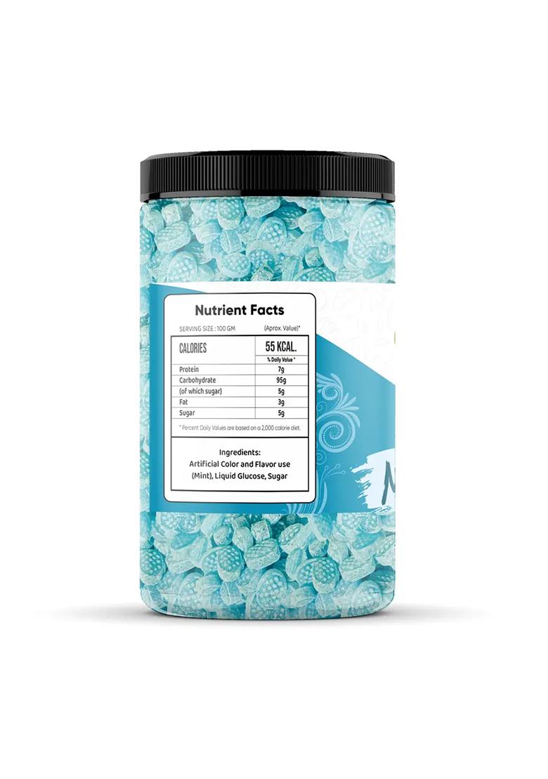 Organic Grocery Mint Flavored Candy | Pudina Flavor [Jar Pack]500G (500 G) - Indya