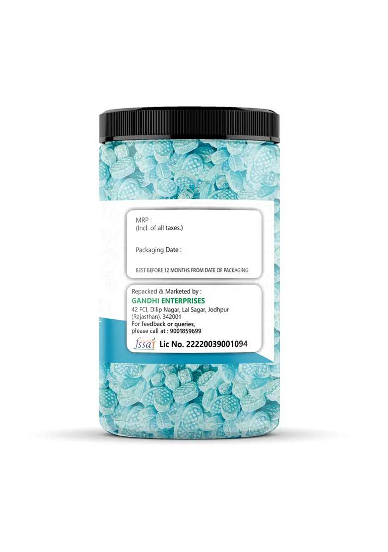 Organic Grocery Mint Flavored Candy | Pudina Flavor [Jar Pack]500G (500 G) - Indya
