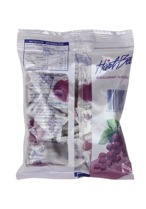 Hart Beat Blackcurrent &Orange Curazone Love Candy Flavoured -150Gm(Pack Of 4)|(Imported) Blackcurrent,Orange (4 X 150 G)