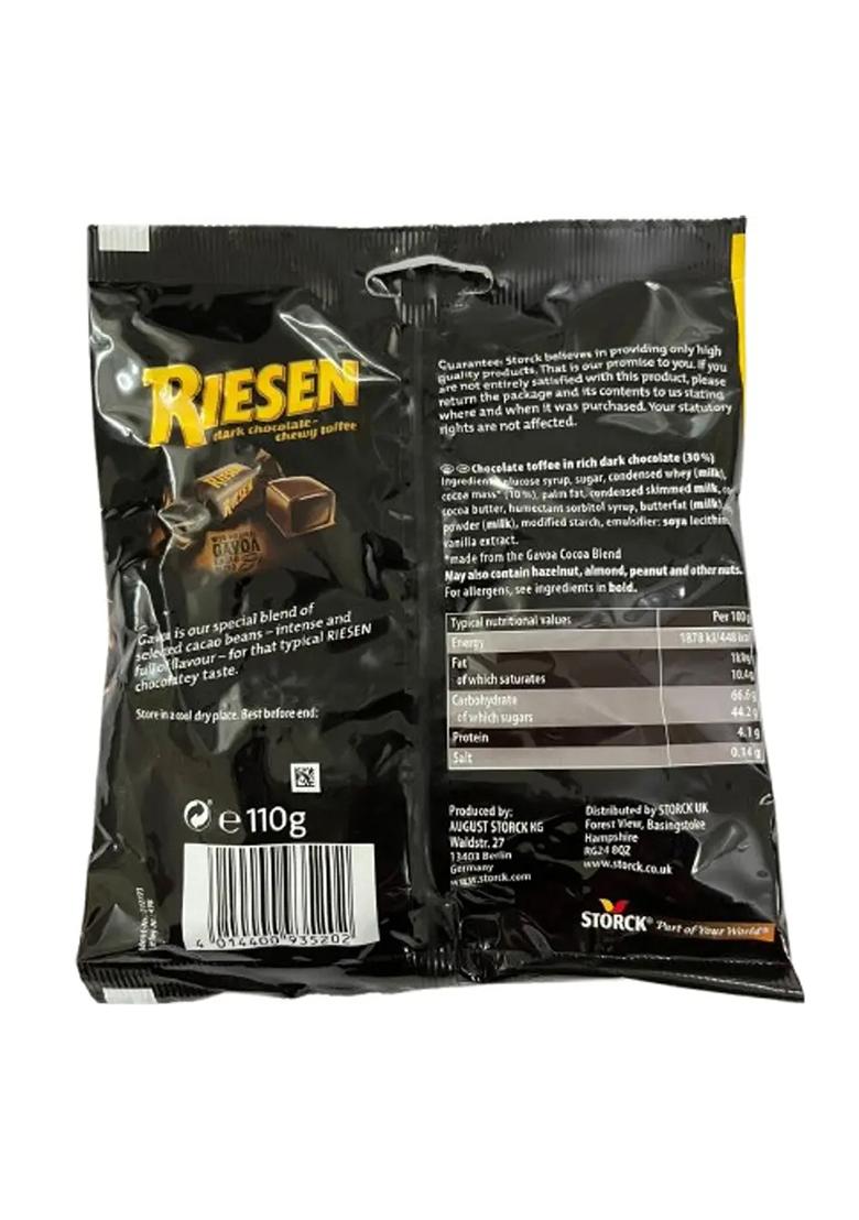 Storck Riesen Dark Chocolate Chewy Toffee (110 G) - Indya