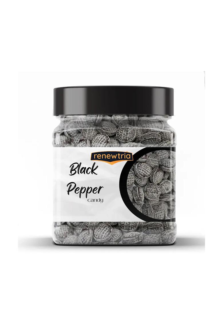 Renewtria Black Pepper Candy /Black Toffee |Black | (400 G) - Indya