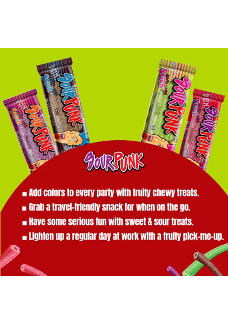Sour Punk Blueberry Candy Stick (40 G) - Indya