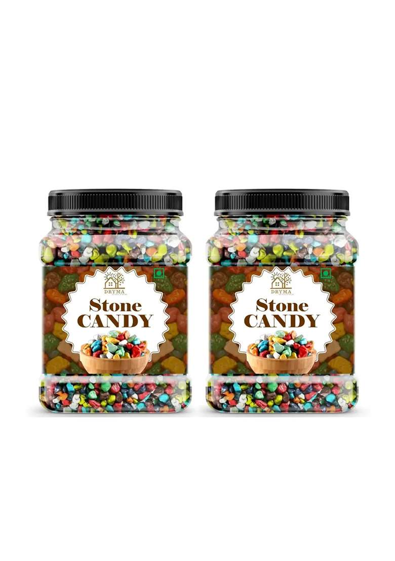 Dryma Stone Candy | Rock Shaped Chocolate Milk Choco Rocks (2 X 400 G) - Indya