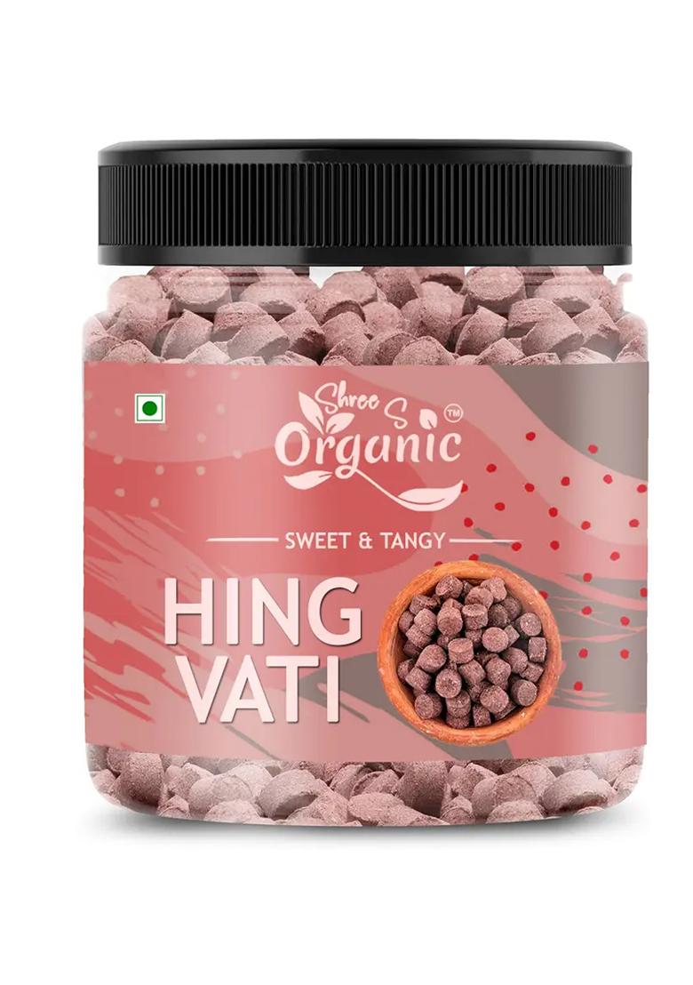 Shree S Organic Hing Vati 250G- Natural Digestive Remedy | Instant Relief From Indigestion & Gas Candy (250 G) - Indya
