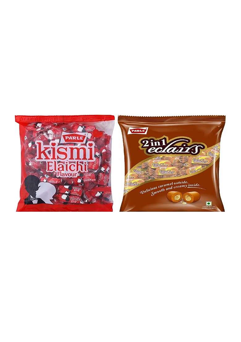 Parle Kissmi & Eclairs Combo Toffee (2 X 250 G) - Indya
