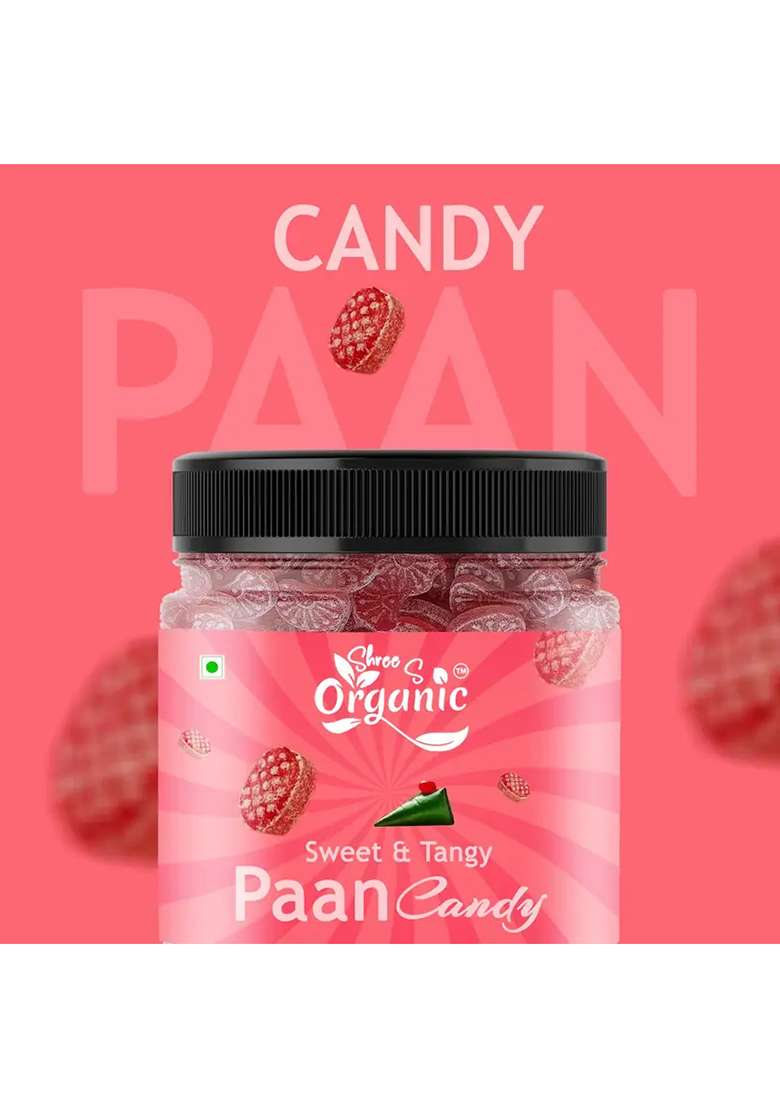 Shree S Organic Paan Candy 150G | Mouth Freshener Sweet & Refreshing Digestive (150 G) - Indya