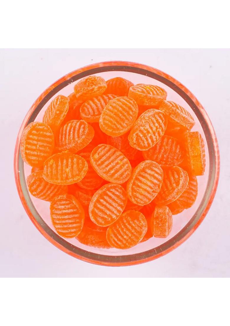 Funtush Orange Candy 100 Gm Pack Of 4 (4 X 1 G) - Indya
