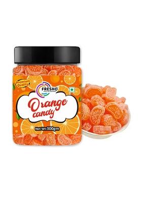 Fresho Orange Candy (Narangi Goli) Sour And Sweet Candy300G Toffee (300 G)
