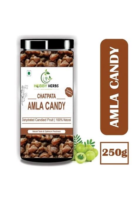 Hobby Herbs Chatpata Amla Candy |Masala |Indian Gooseberries | (250 G)