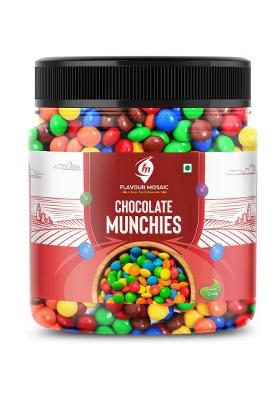 Flavour Mosaic Colourful Chocolate | Munchies Buttons Truffles Crackles Candy (400 G)