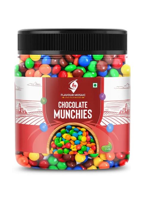 Flavour Mosaic Colourful Chocolate | Munchies Buttons Truffles Crackles Candy (400 G)