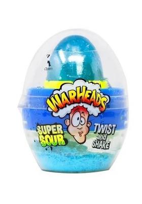 Warheads Super Sour Twist & Shake Eggo | Raspberry Flavor Candy (18 G)